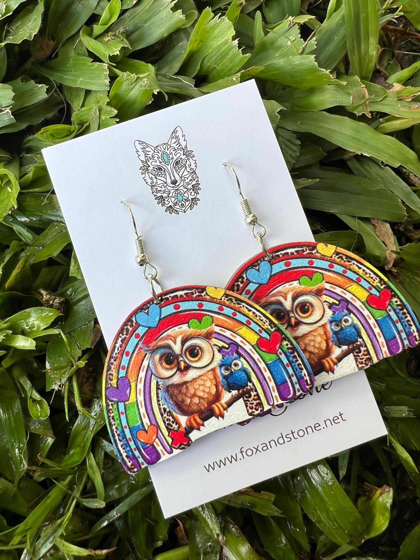 Arch Owl Earrings