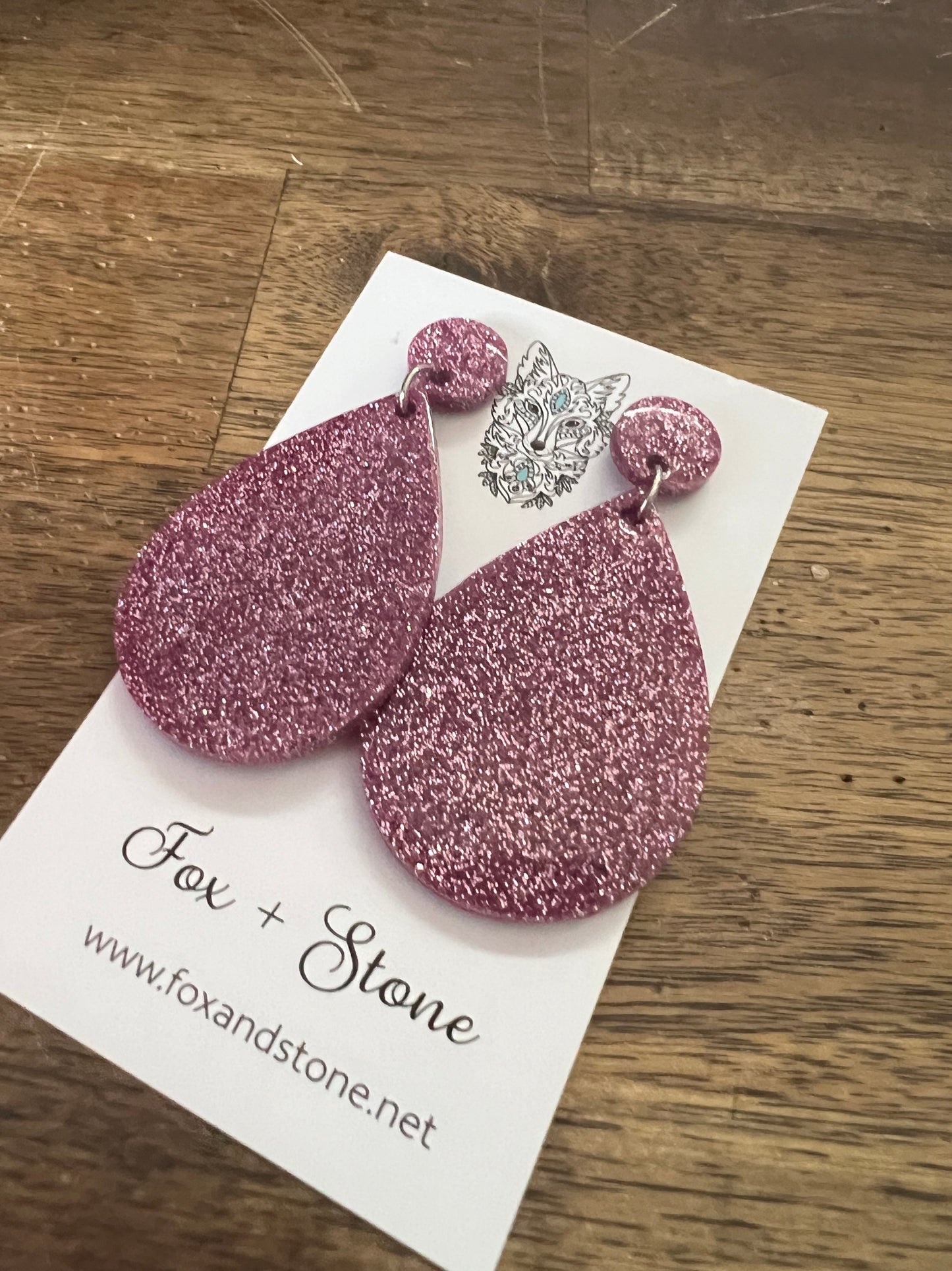 Beetlejuice Glitter Delights Resin Earrings