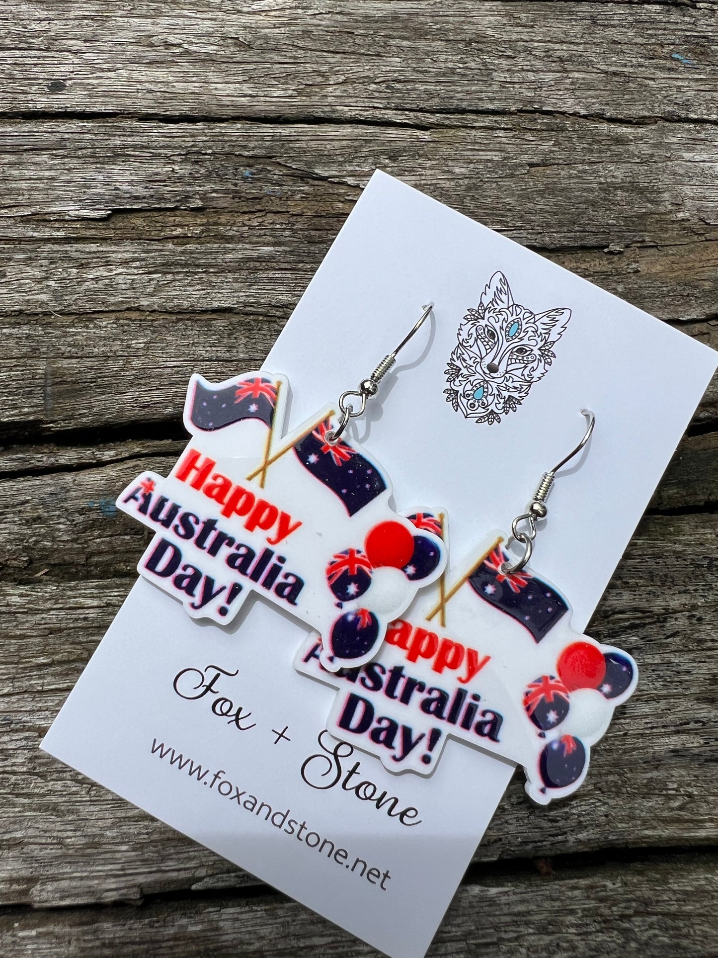 Happy Australia Day Earrings
