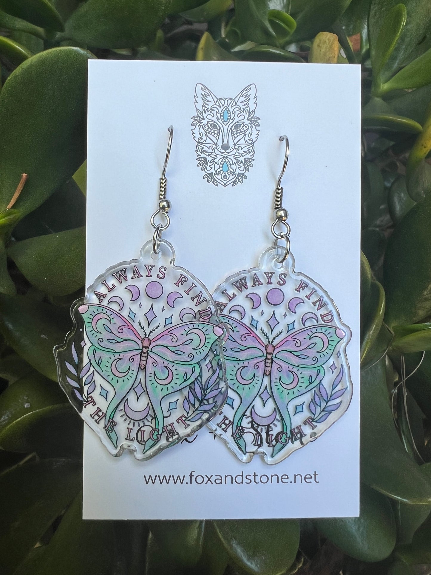 Always Find The Light Earrings