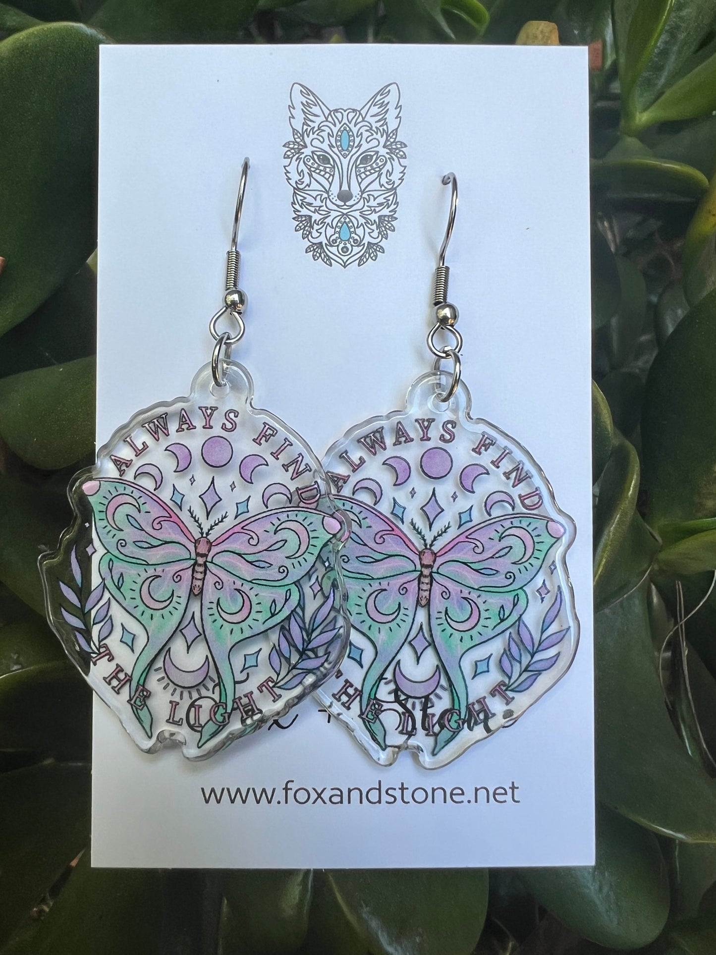 Always Find The Light Earrings