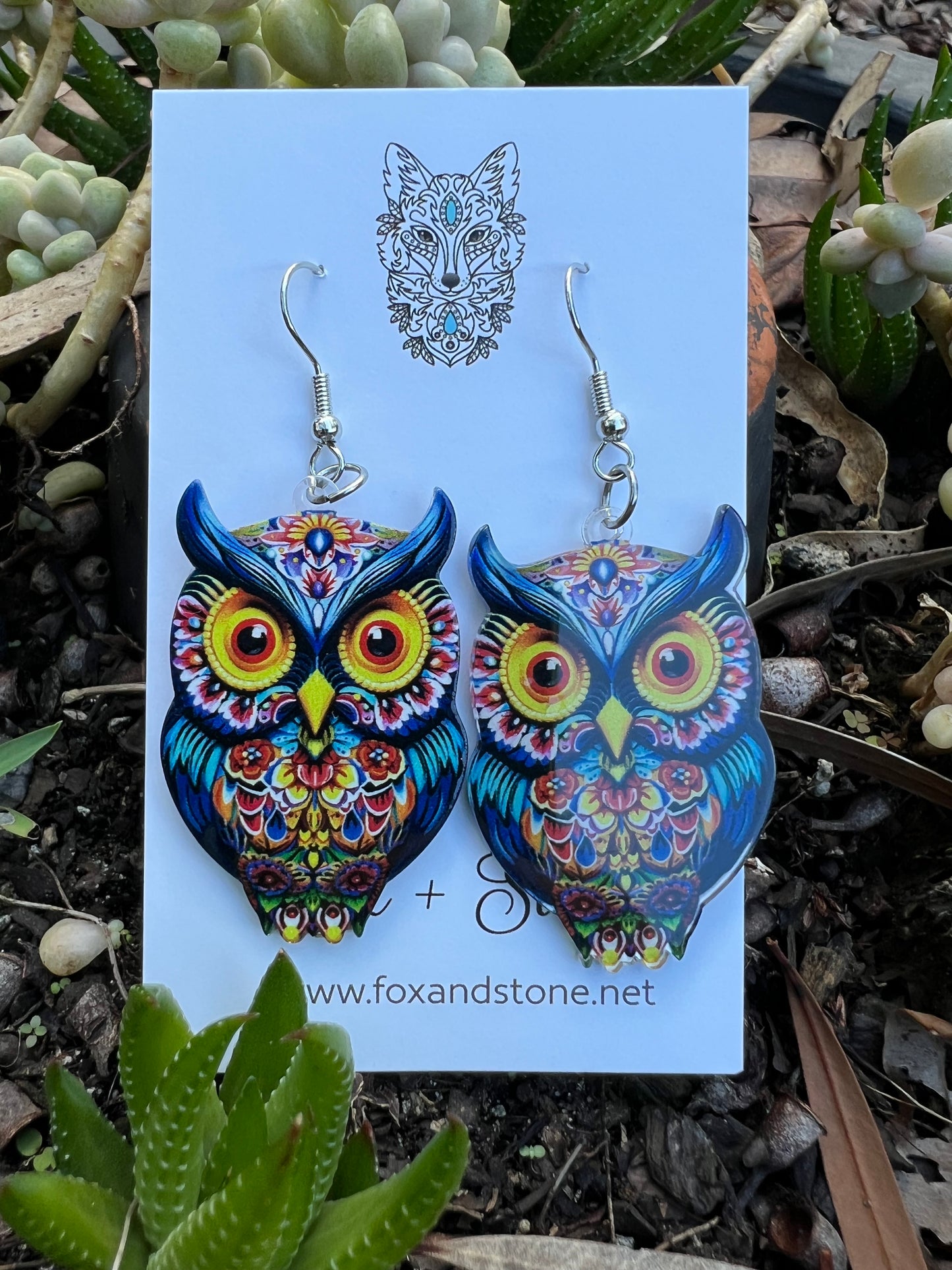 Henrietta Owl Earrings