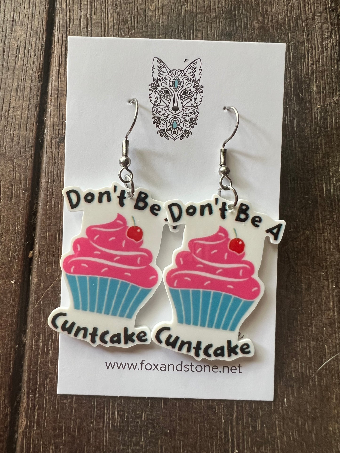 Dont Be Naughty Word Earrings 😊