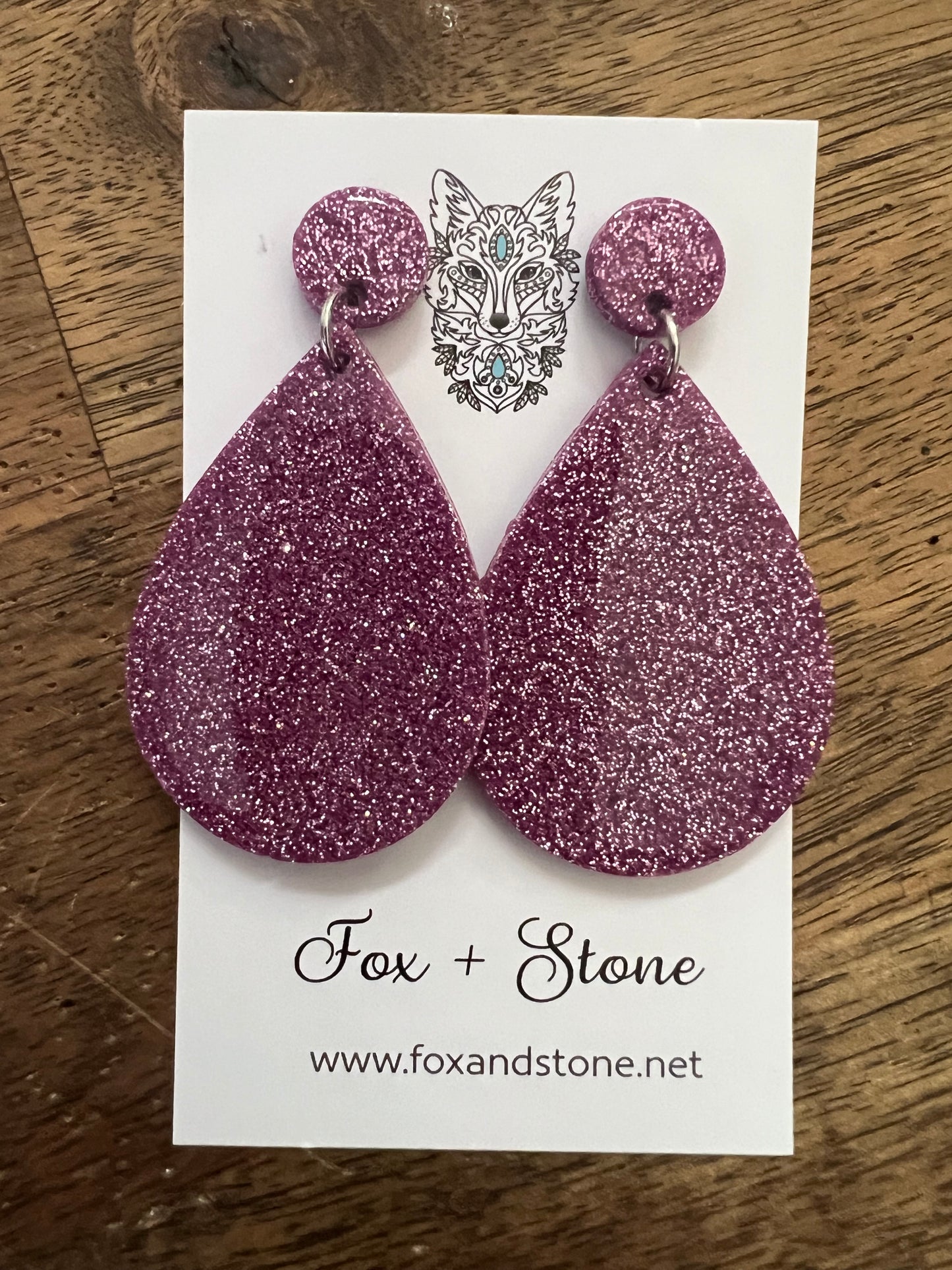 Beetlejuice Glitter Delights Resin Earrings