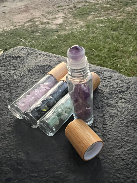 Amethyst Gemstone Oil Rollers