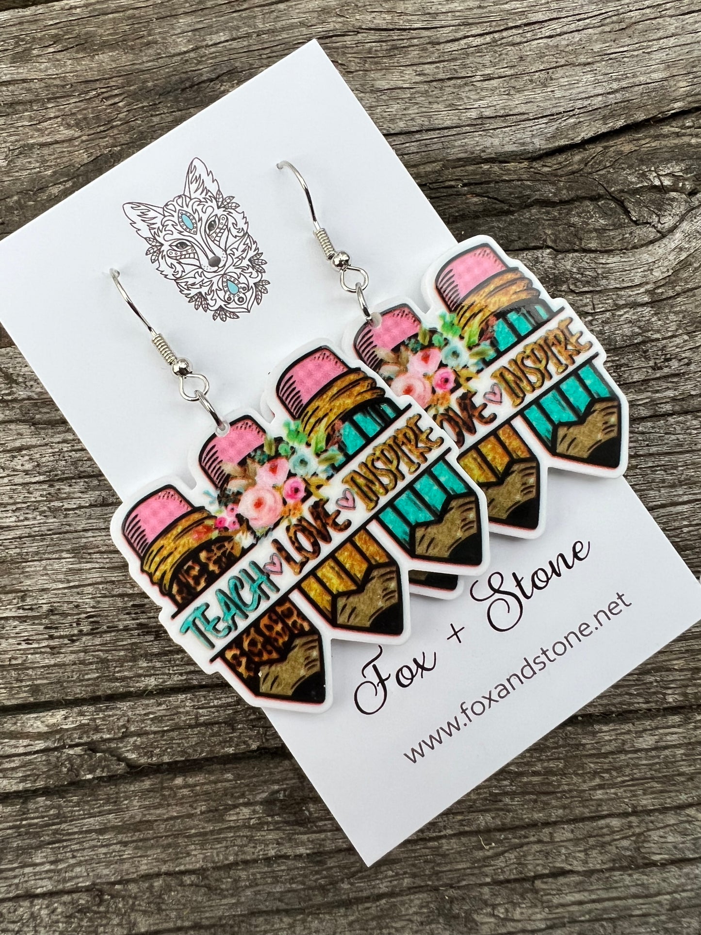 Teacher Love Gift Earrings
