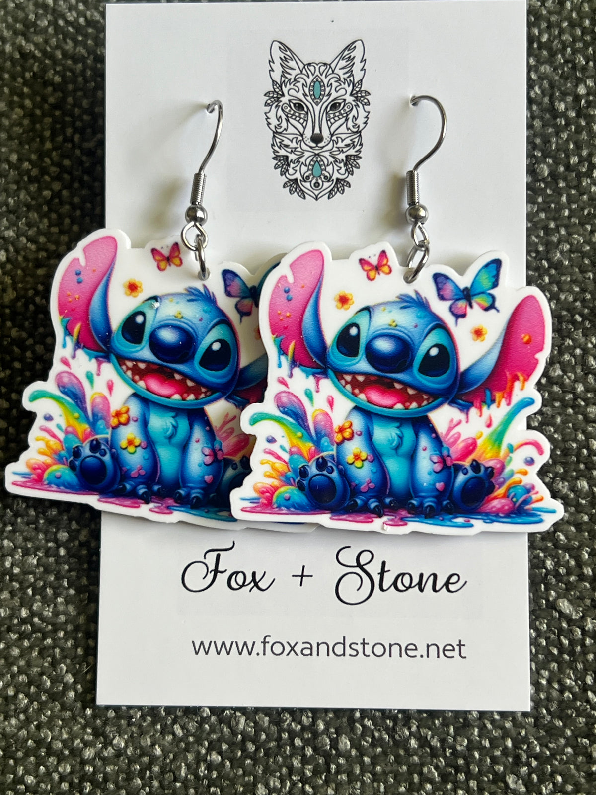 Stitch Butterfly Earrings