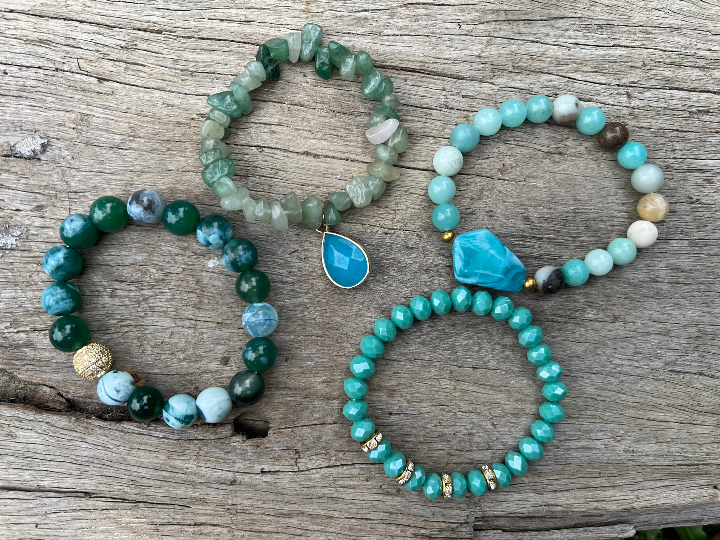 Gemstone Beaded Bracelet Stack