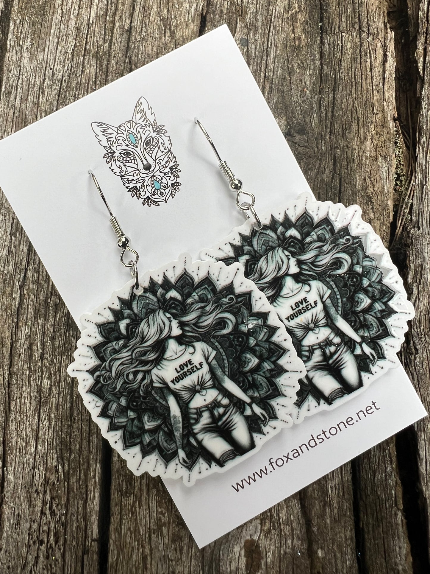 Love Yourself Mandala Earrings