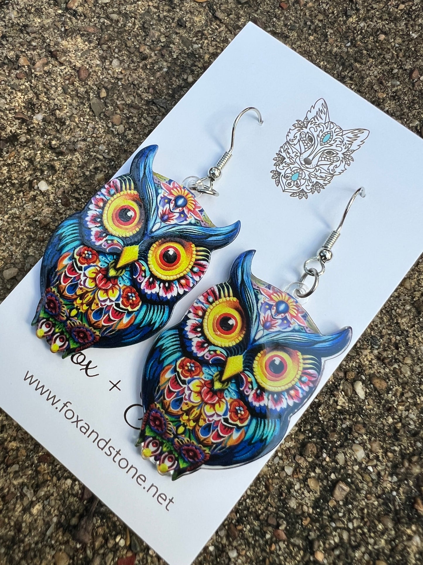 Henrietta Owl Earrings