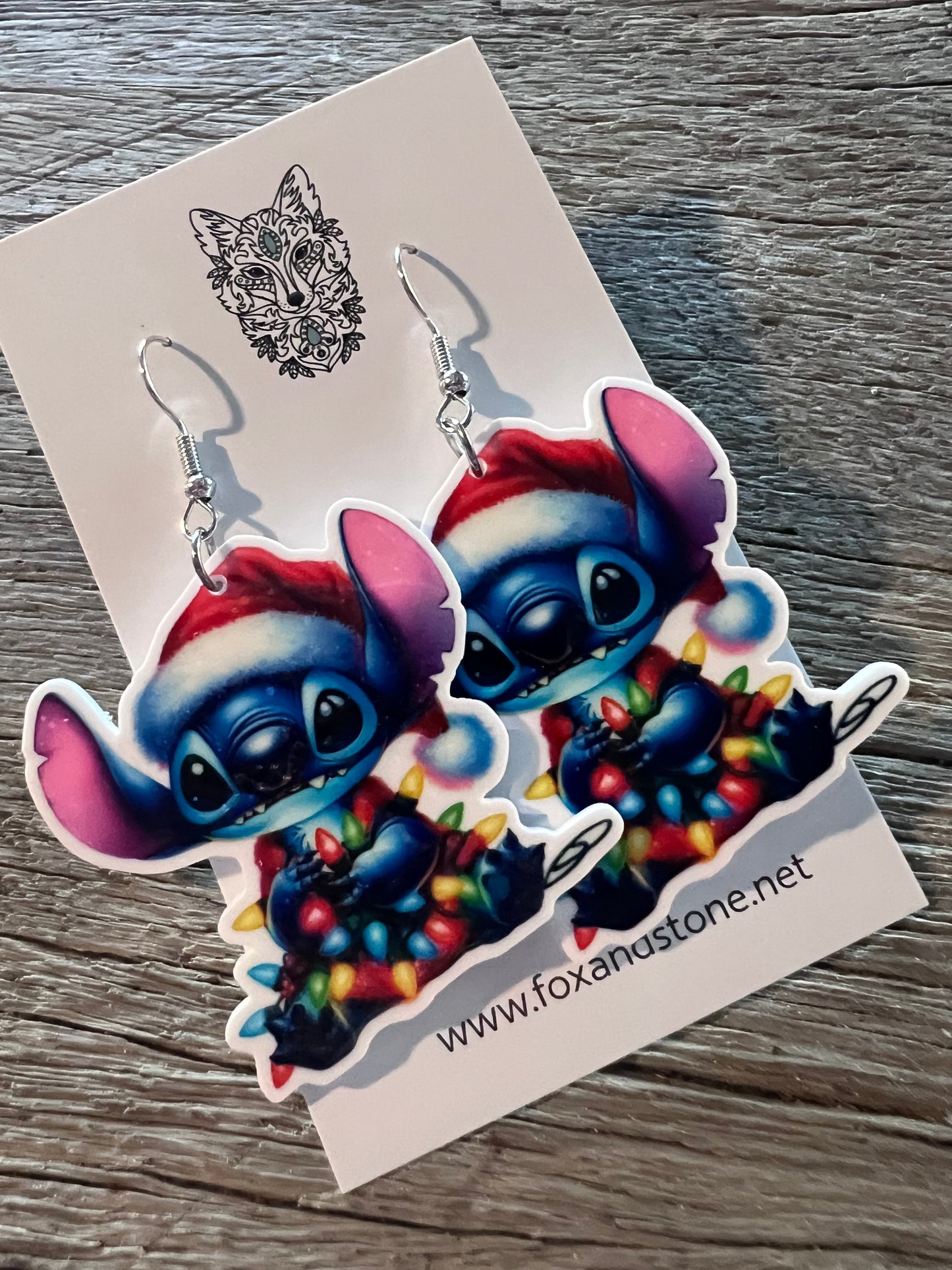 Christmas Stitch Earrings