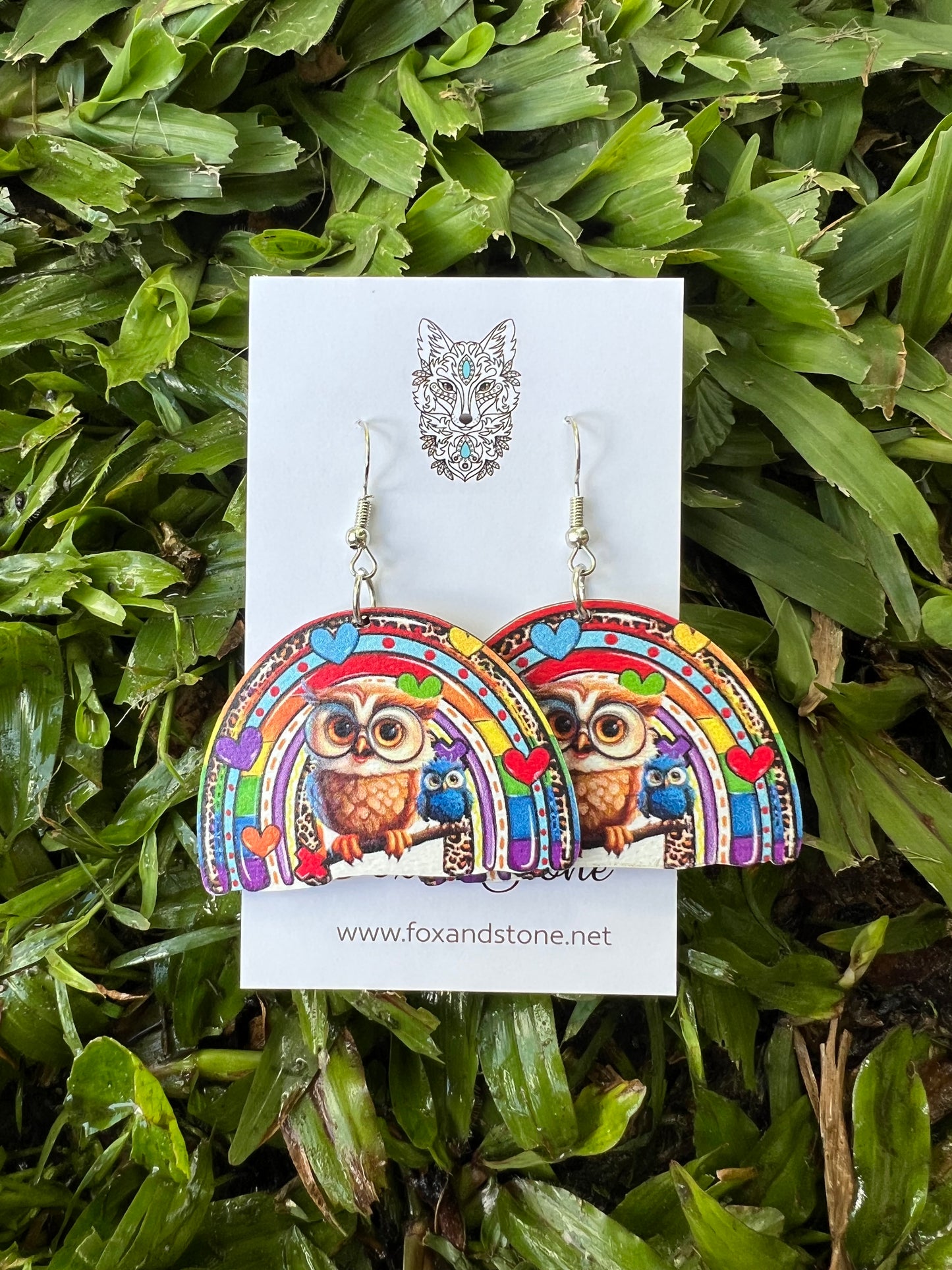 Arch Owl Earrings