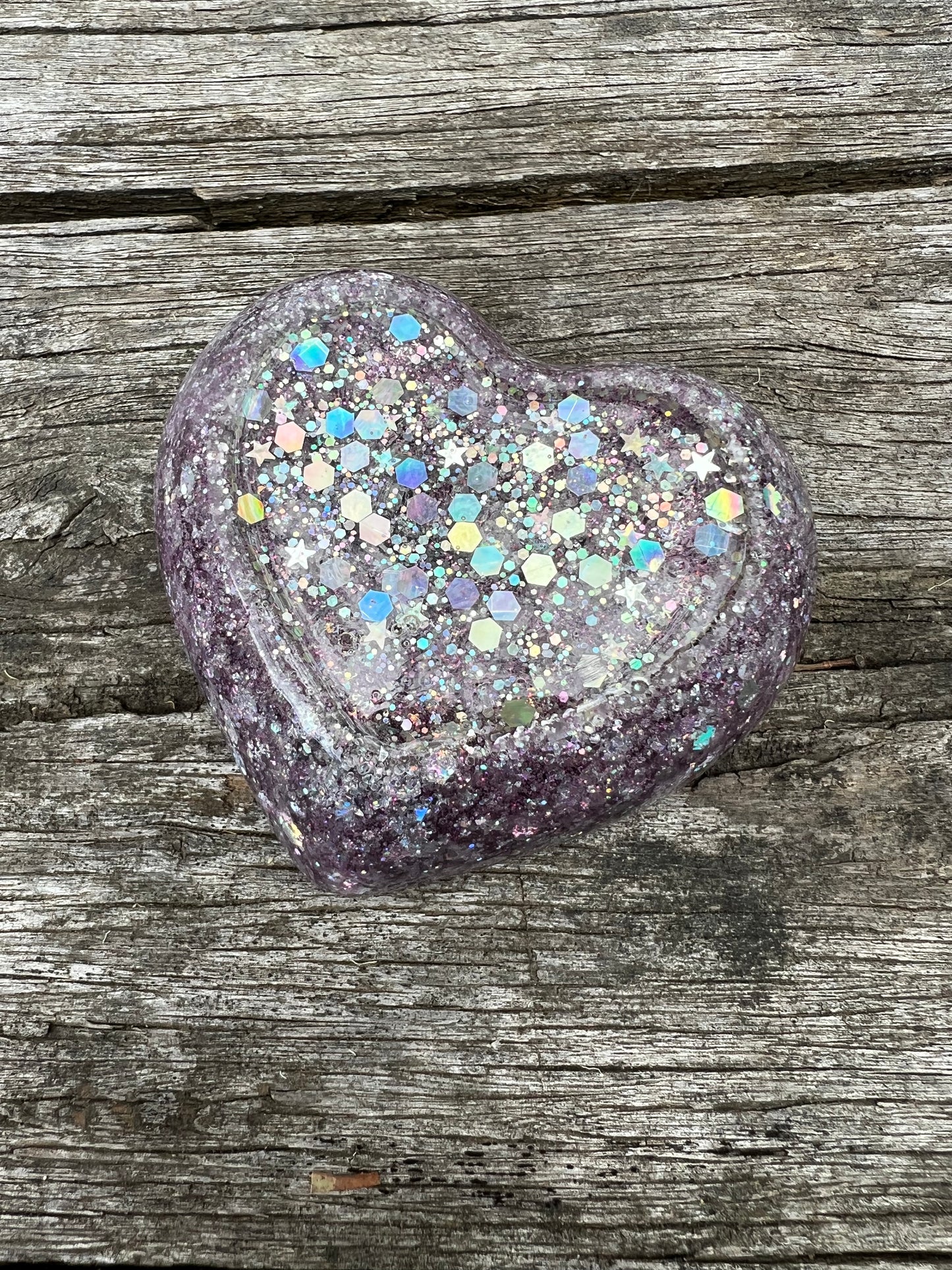 Beautiful Holographic Trinkets Heart