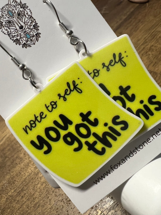 You Got This Earrings