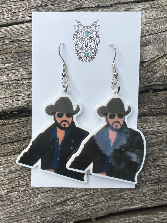 RIP Cowboy Earrings