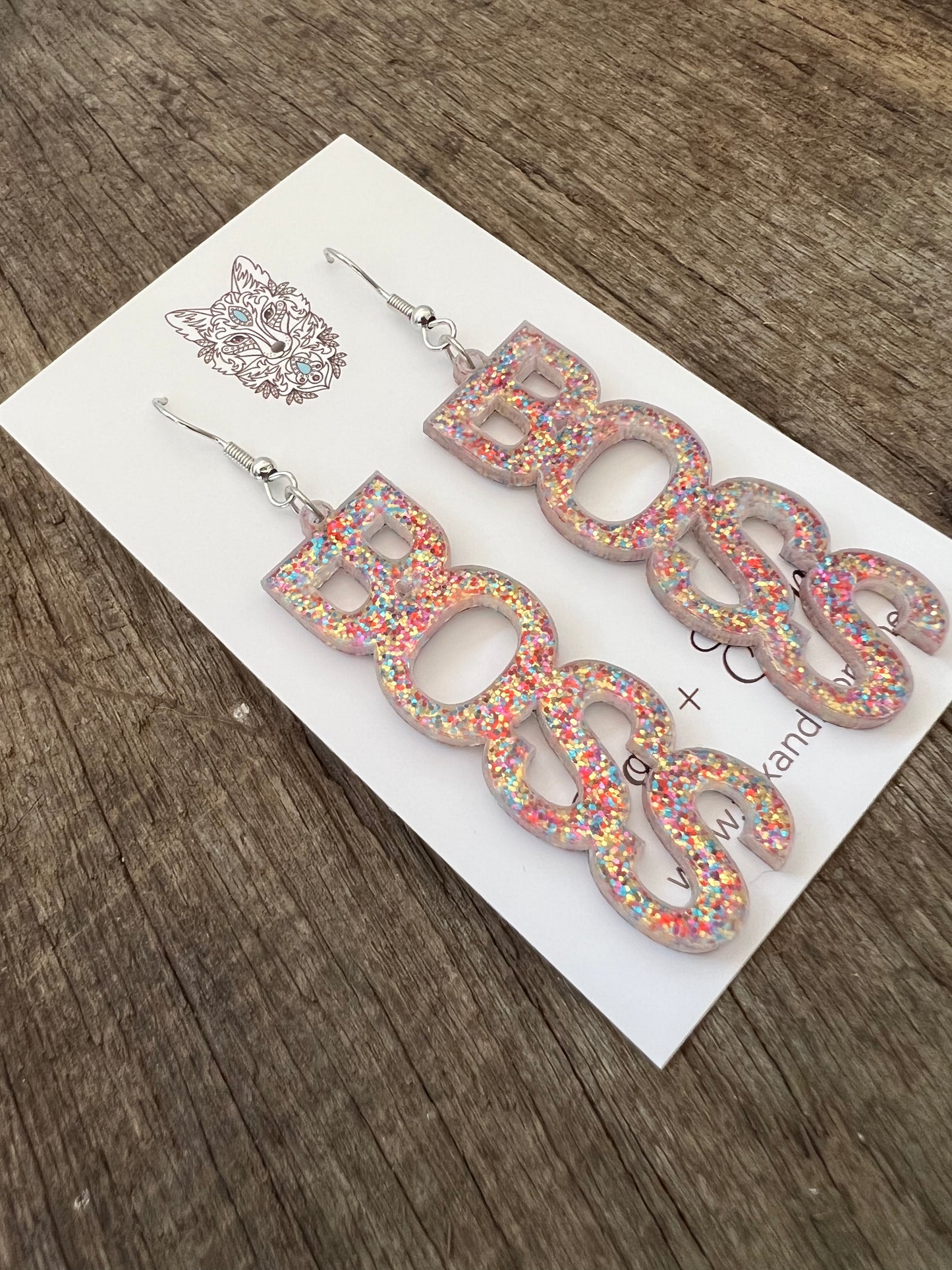 Confetti BOSS Dangle Earrings