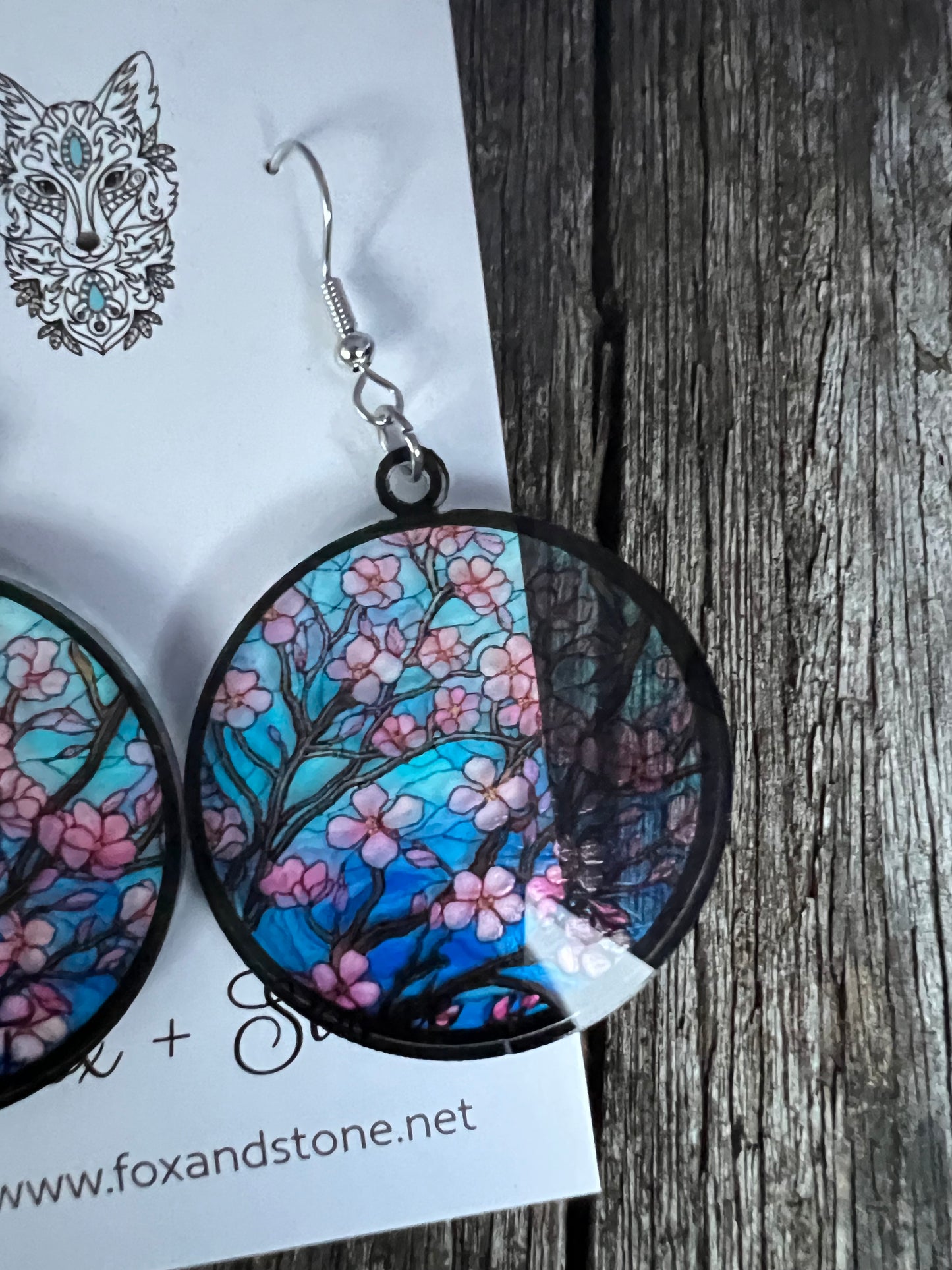 Keiko Faux Stained Glass Earrings