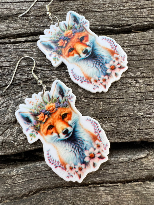 Gorgeous Boho Fox Earrings