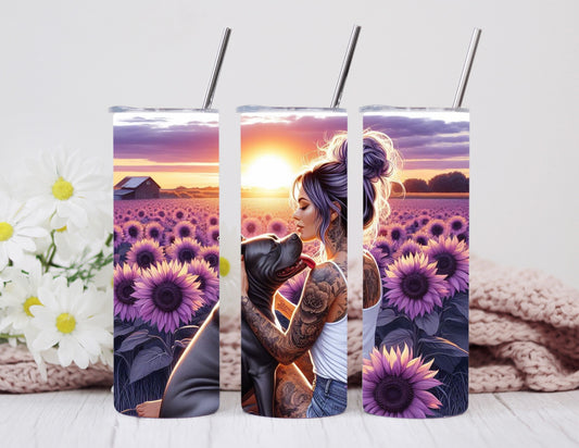 Sunsets snd Staffies Tumbler