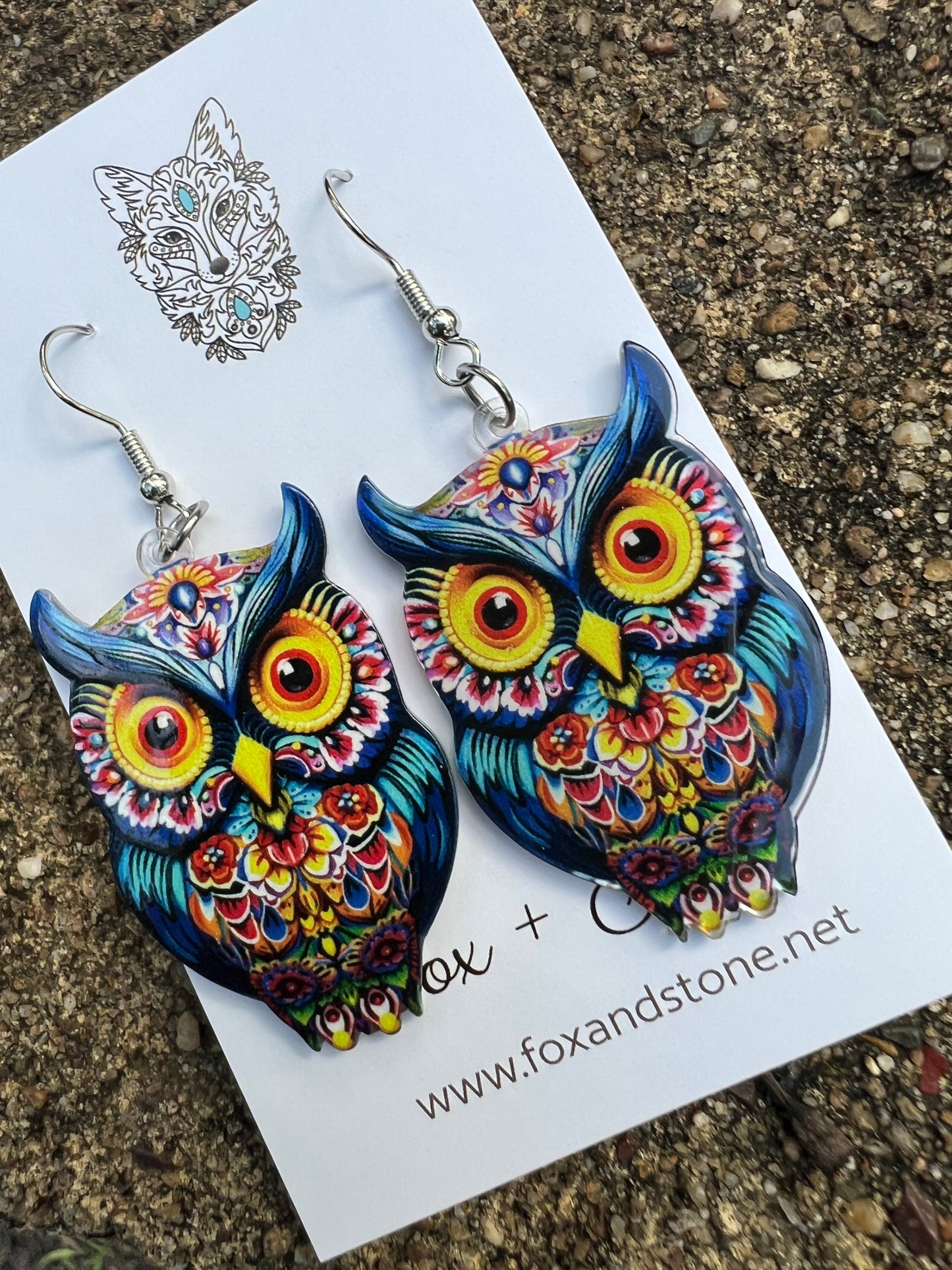 Henrietta Owl Earrings