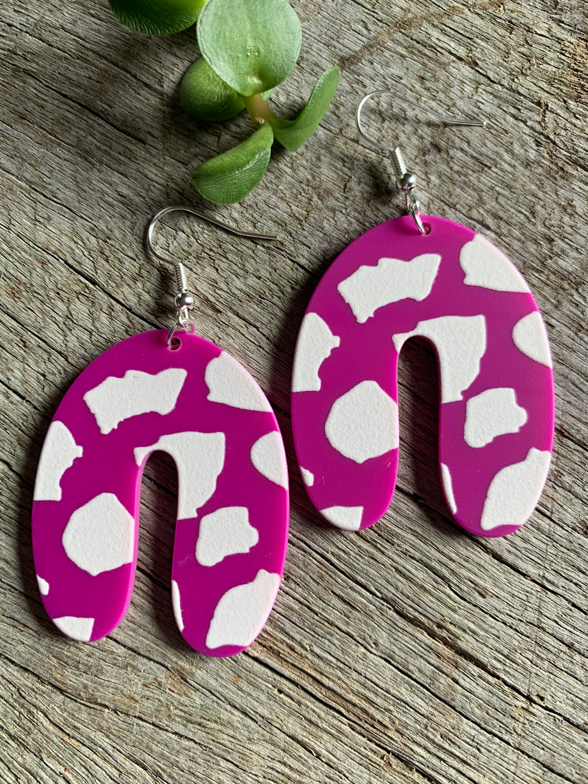 Purple Cloud Earrings