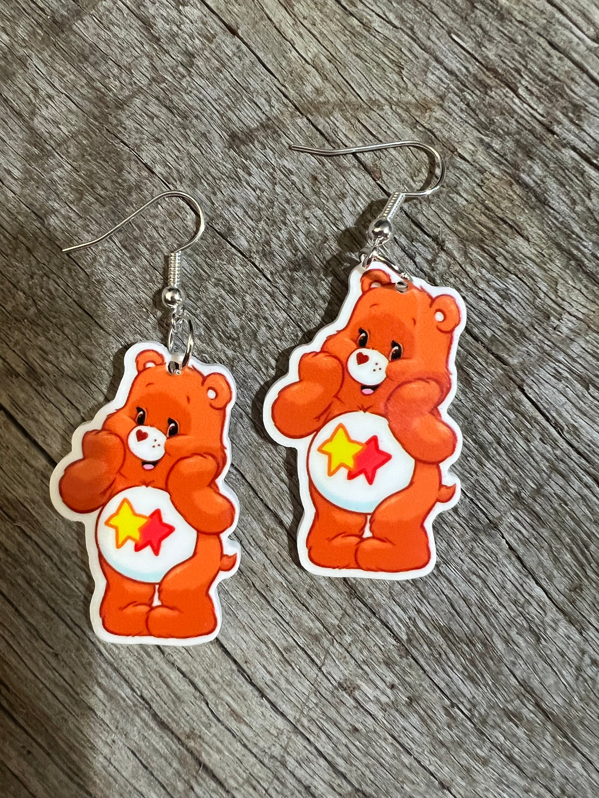 Star Gaze Bear Earrings