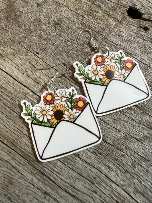 Daisy Love Letters Earrings