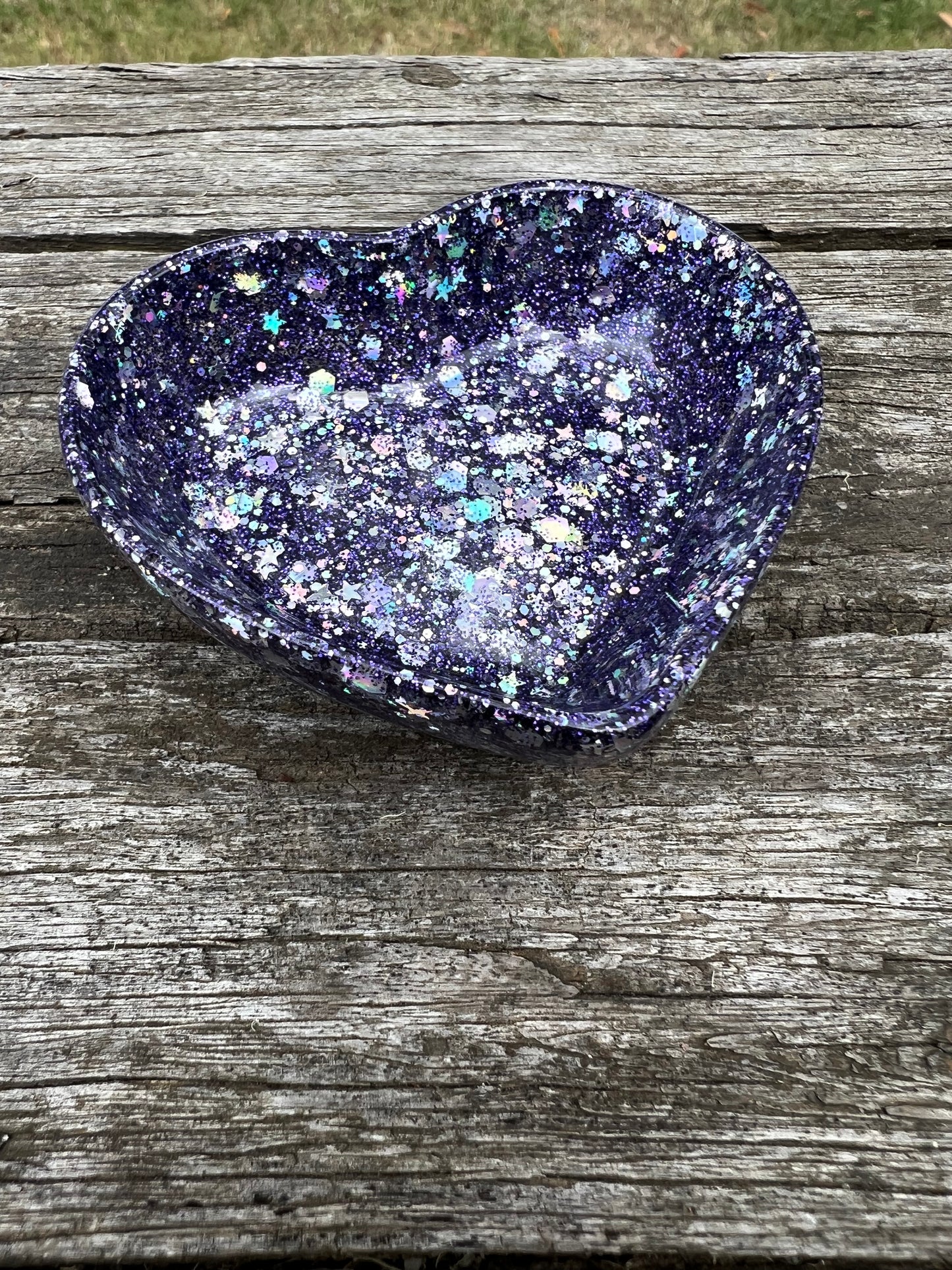 Beautiful Holographic Trinkets Heart