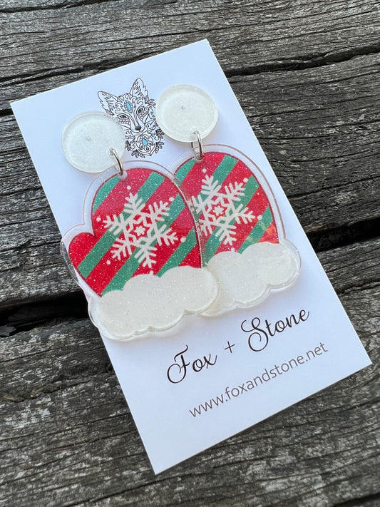 Keep Warm Christmas Earrings