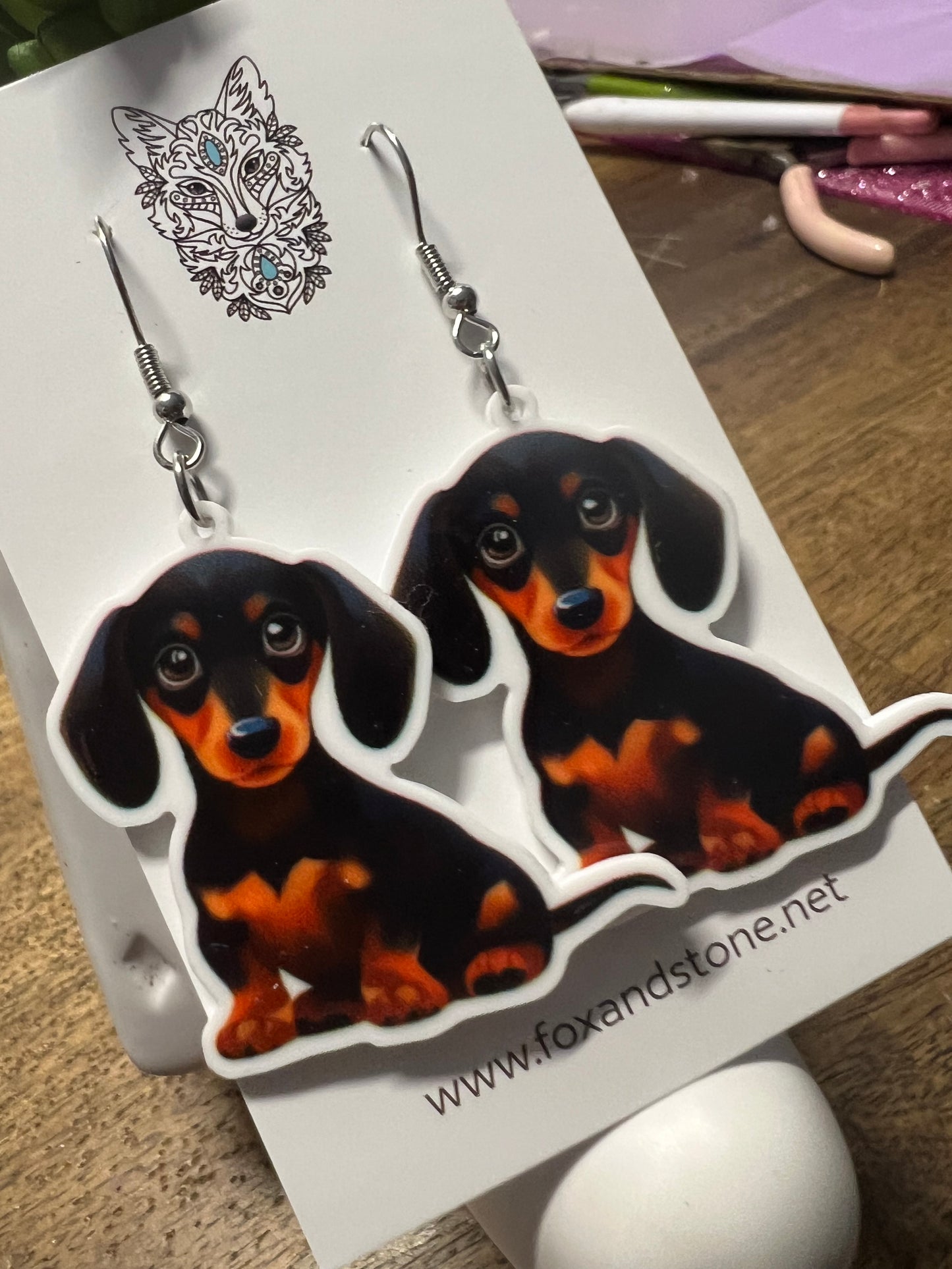 Dachshund Puppies Earrings