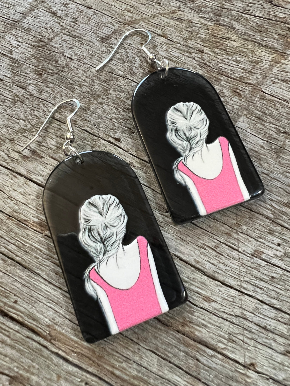 Girl Looking Ahead Earrings
