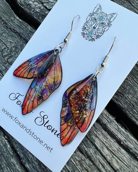 Sarria Fairy Wing/Butterfly Wing Earrings
