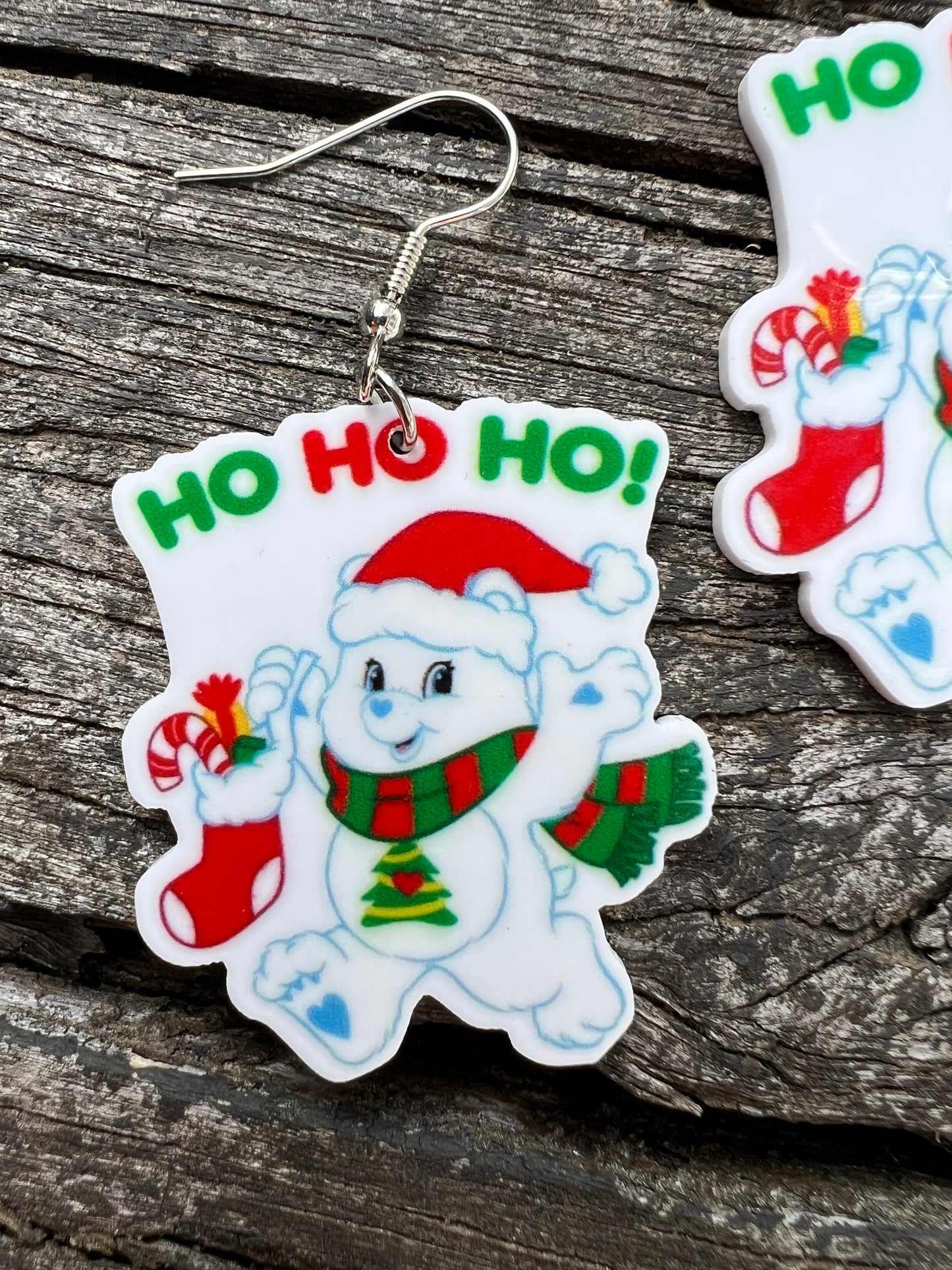 Care Christmas Ho Ho Ho Earrings