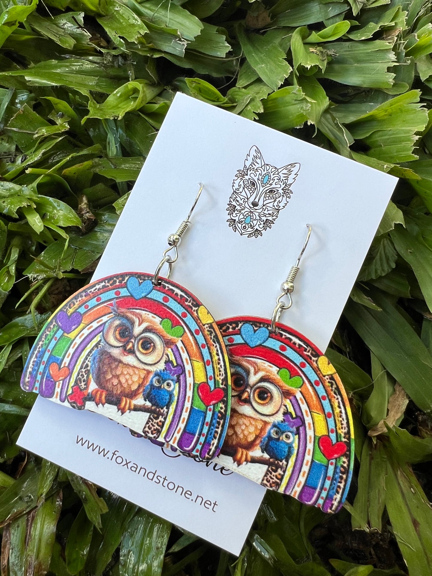 Arch Owl Earrings