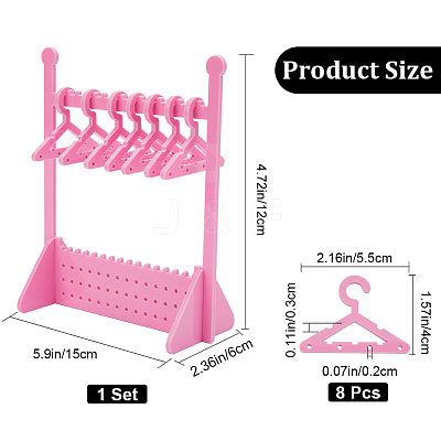 Pink Earring Organizer Stand