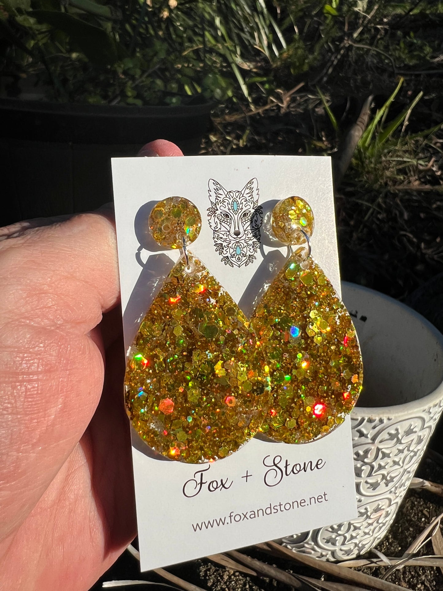 Golden Shimmer Glitter Gift Set