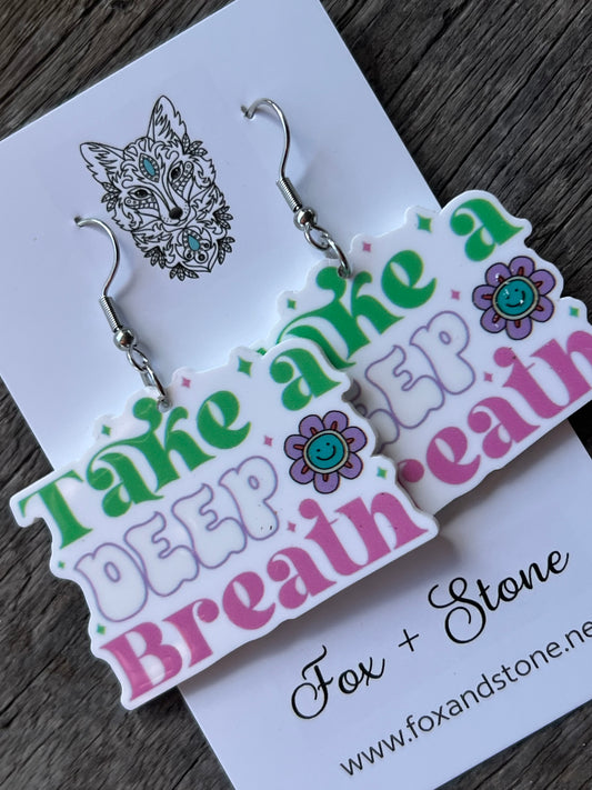 Take A Deep Breath Earrings