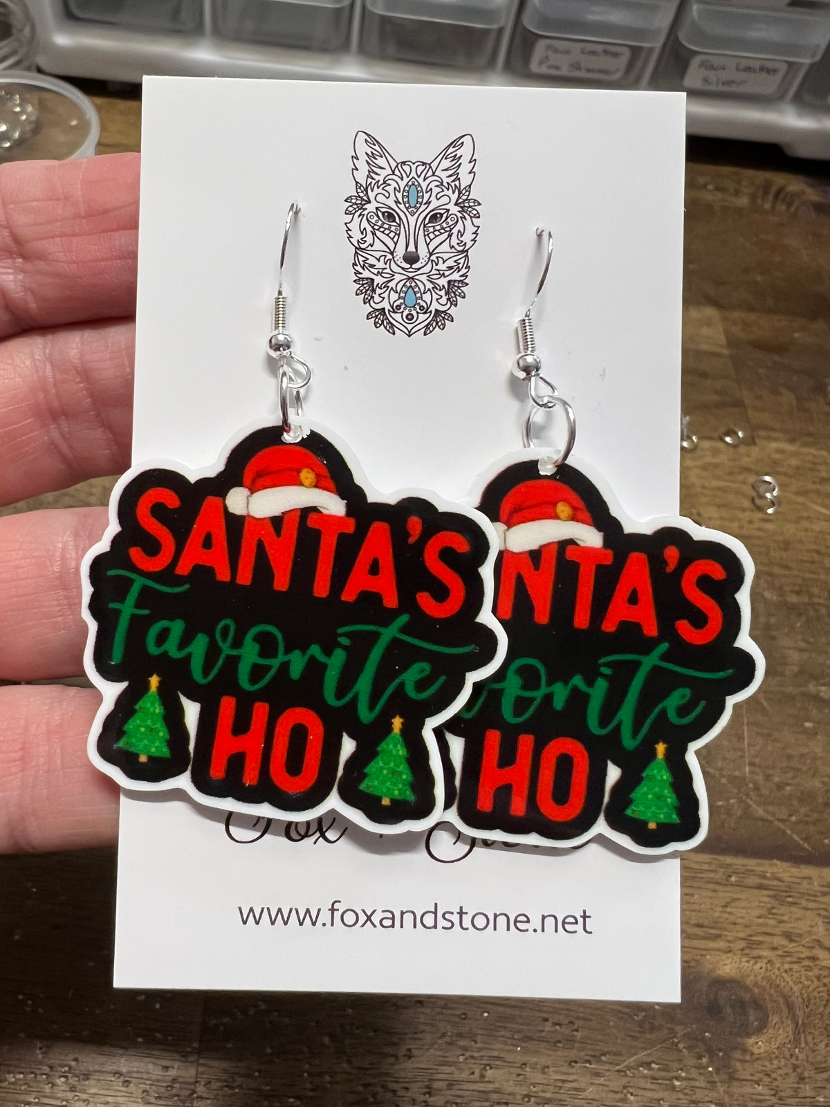 Santa’s Little Ho Earrings