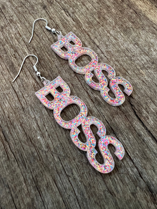Confetti BOSS Dangle Earrings