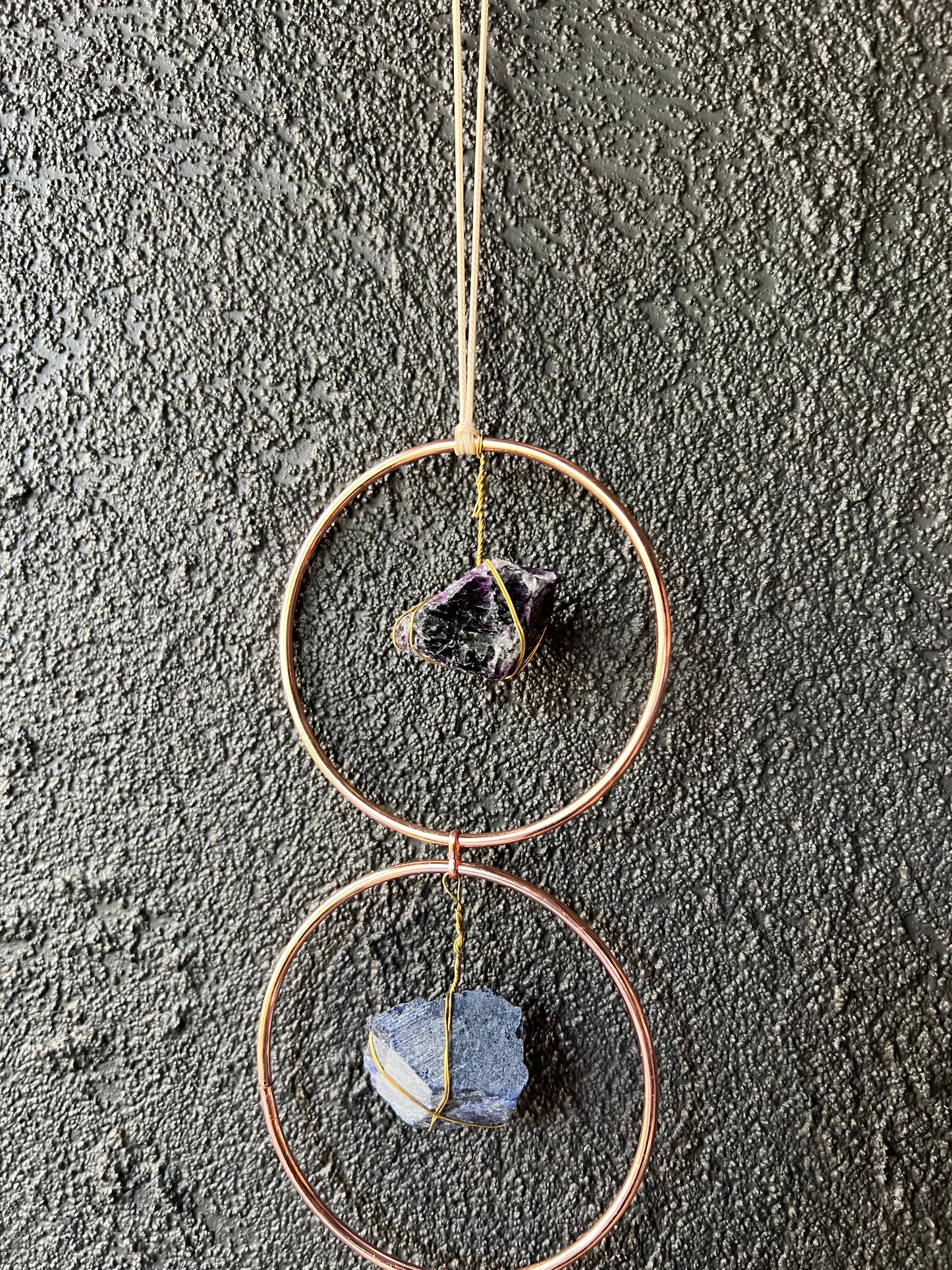 Chakra Gemstone Copper Rings