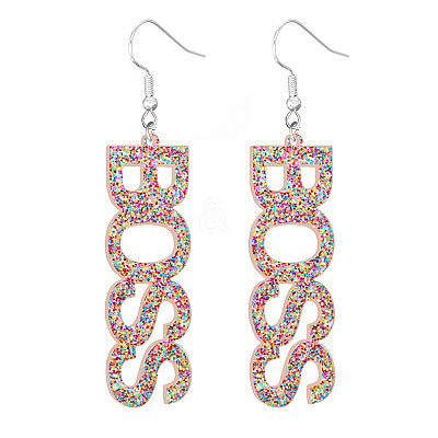 Confetti BOSS Dangle Earrings