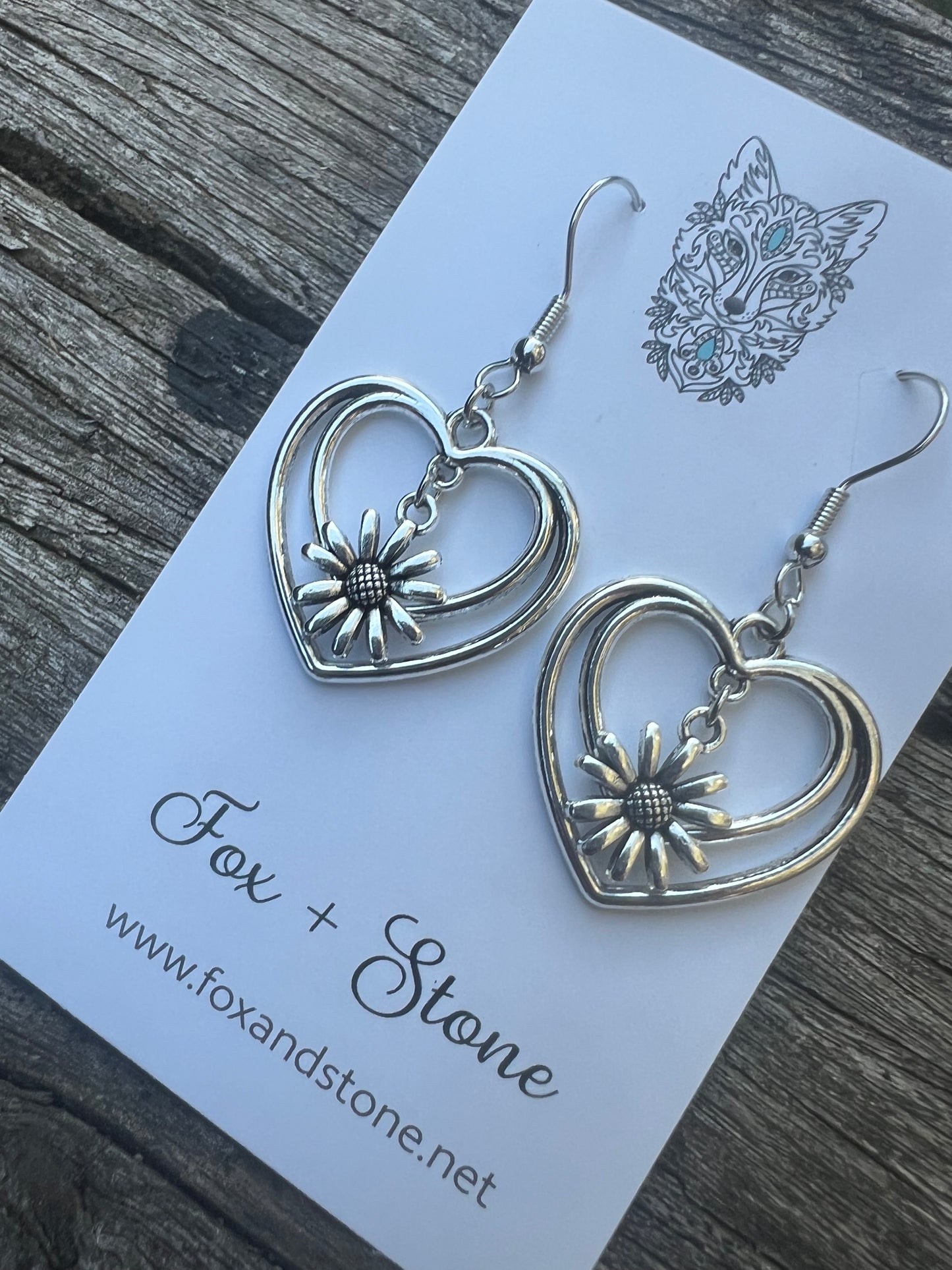 Daisy Lane Silver Hearts Dangles