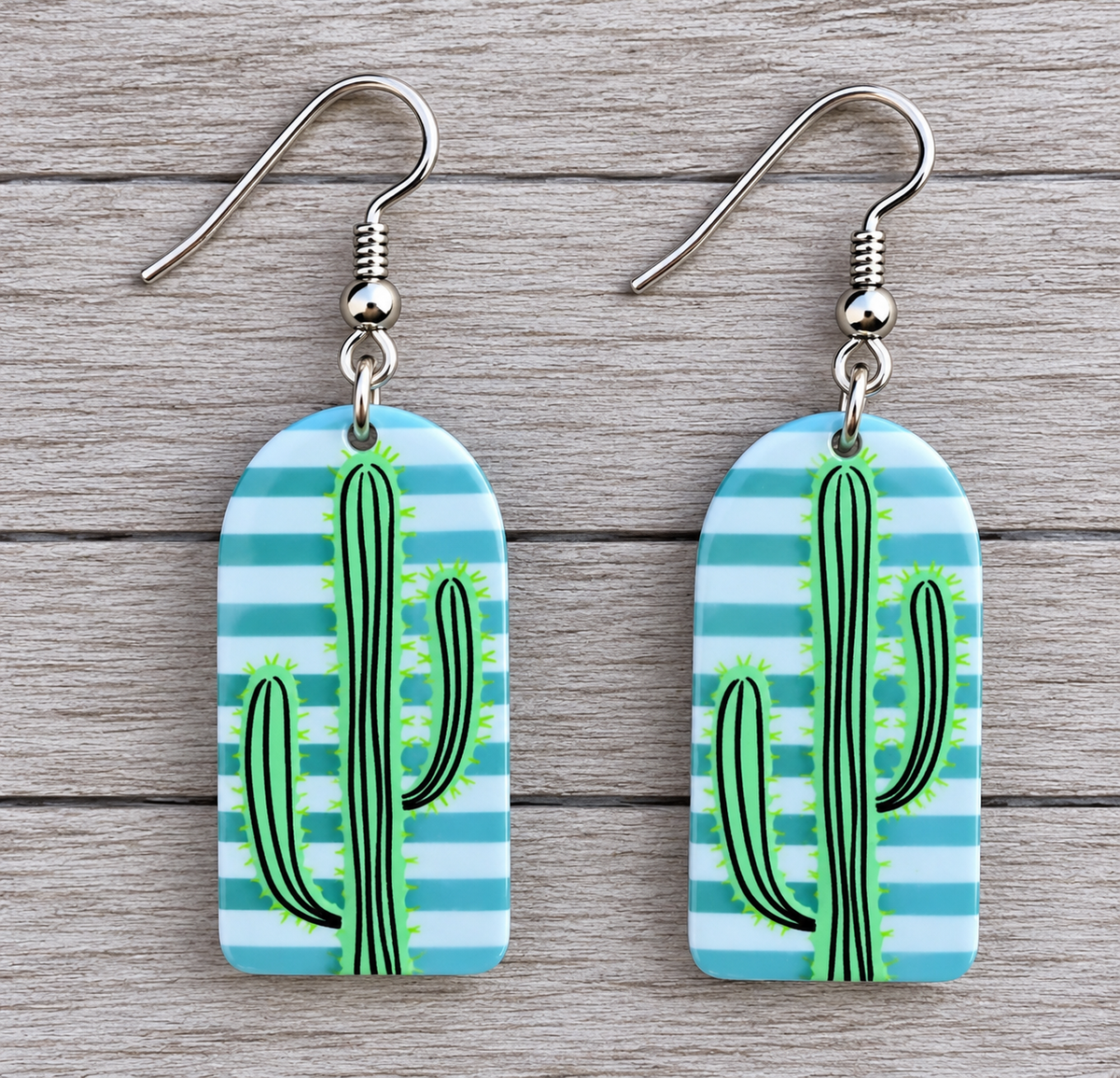 Cactus Arch Earrings