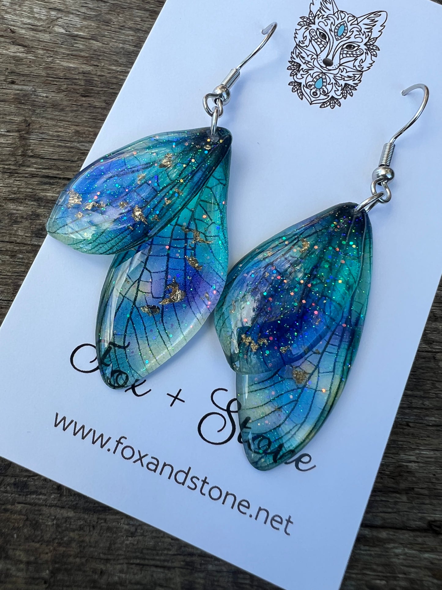 Maeve Fairy Wing/Butterfly Wing Earrings