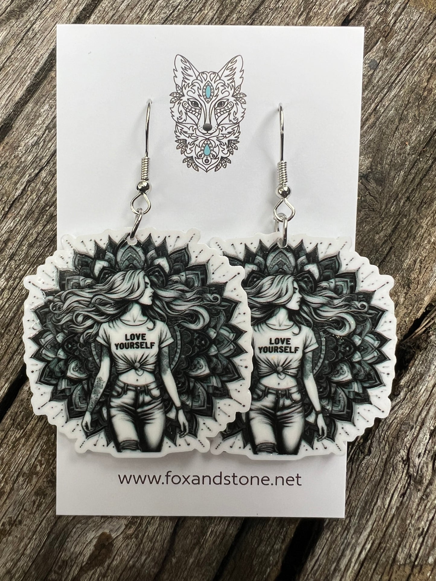 Love Yourself Mandala Earrings