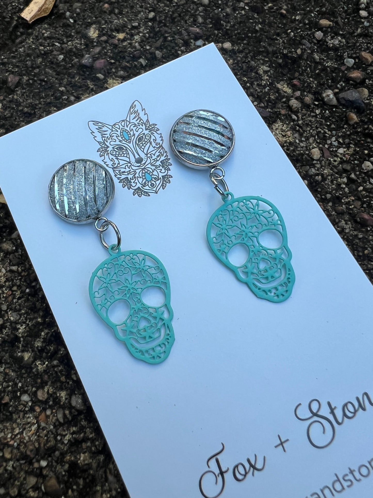Mini Skull Stud Earrings