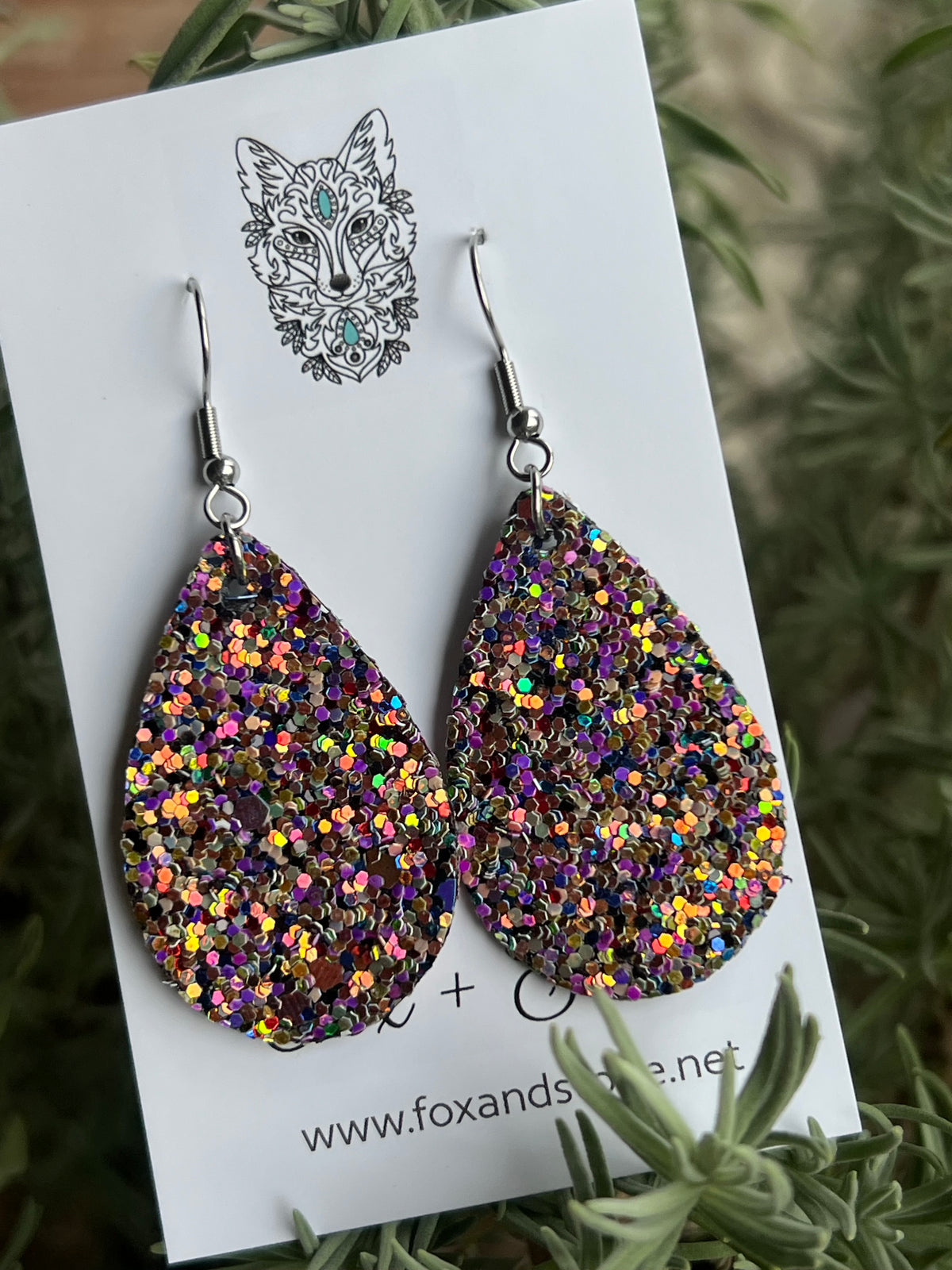 Vibrant Sequin Earrings