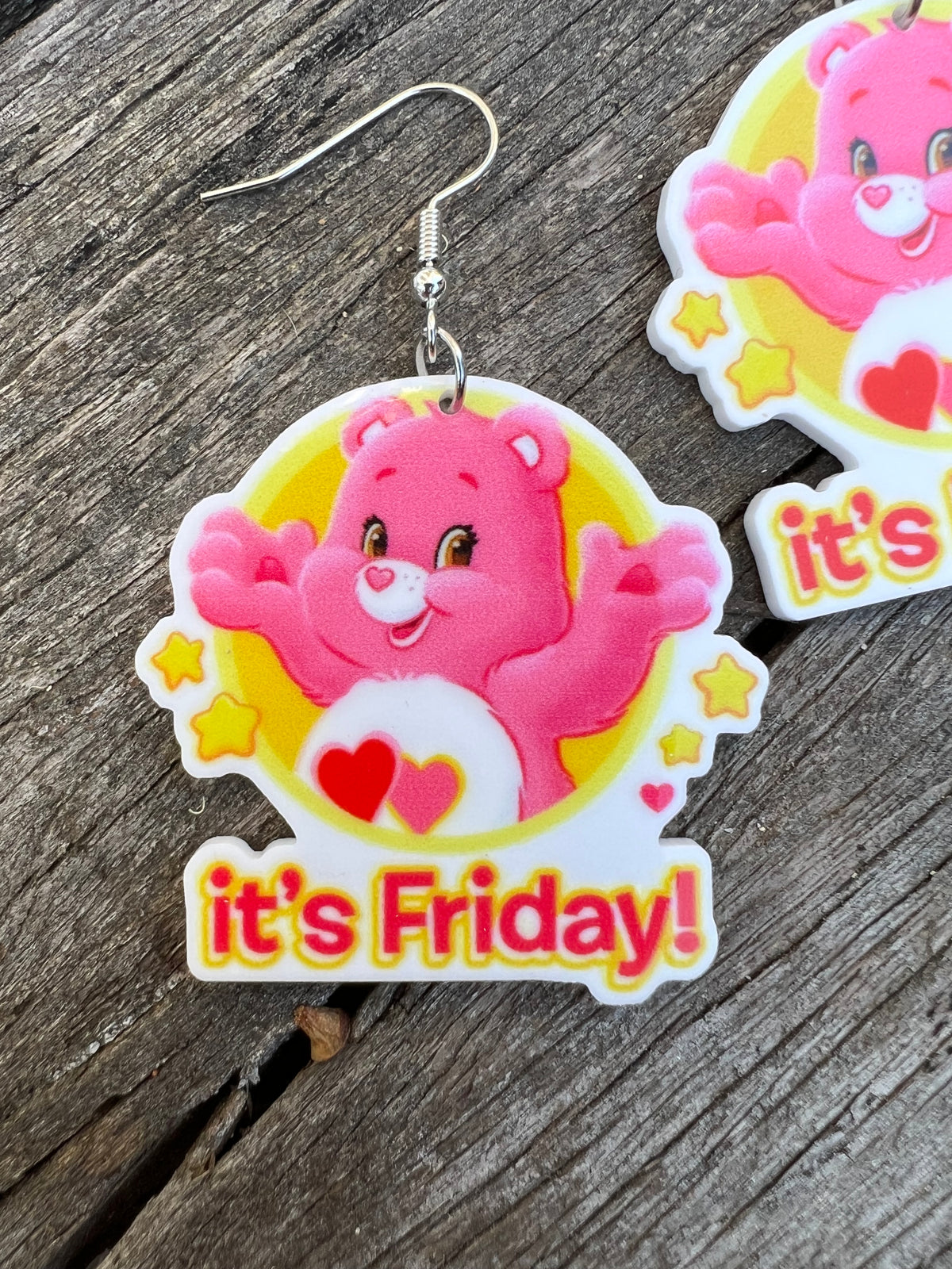 It’s Friday Bear Earrings
