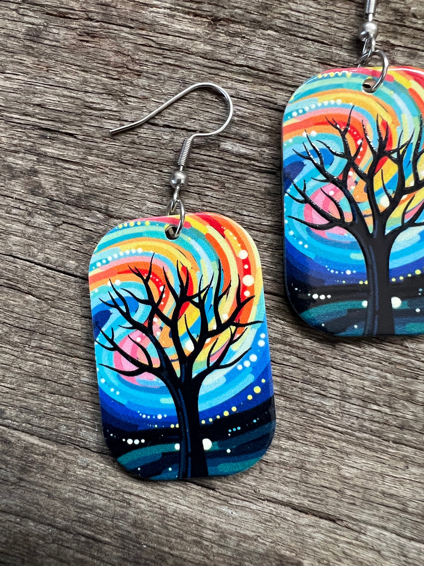 Magic Dreamtime Tree Earrings