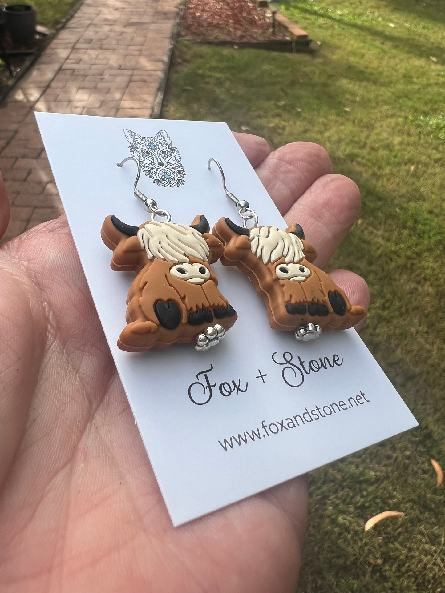 Super Cute Highland Cow Earrings